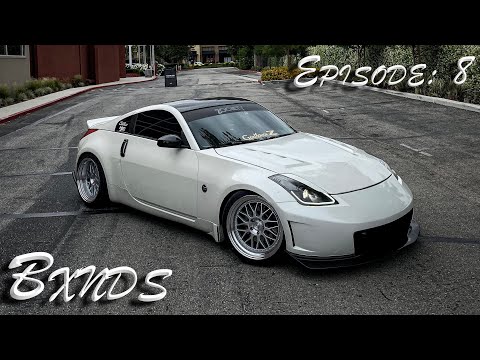 NEW WHEELS ON THE 350z | COMPLETELY NEW LOOK | AODHAN AH02