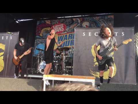 Secrets - Live Together, Die Alone Live (Warped Tour 2016)