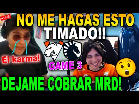 😮TIMADO SORPRENDE A TODOS!😮 BENJAZ QUEDA MUDO CON EL GAME 3 DE VP VS LIQUID! DREAMLEAGUE SEASON 27