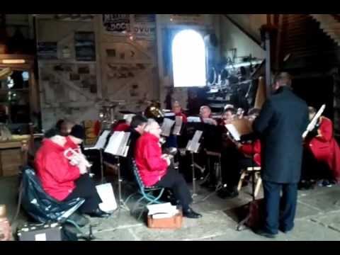 Darlington Brass Band Play at Beamish Museum in northern England