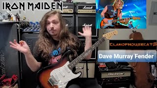 Video thumbnail for Dave Murray Signature Fender Stratocaster Guitar Iron Maiden by ClanOfHouseCats