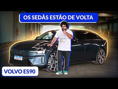 Novo Volvo ES90: O SEDÃ elétrico antídoto contra a moda dos SUVs