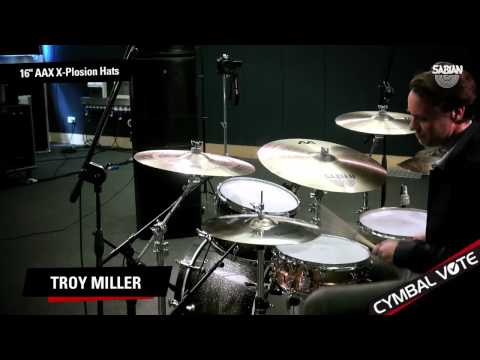 CYMBAL VOTE - Troy Miller Demo's the 16" AAX X-Plosion Hats