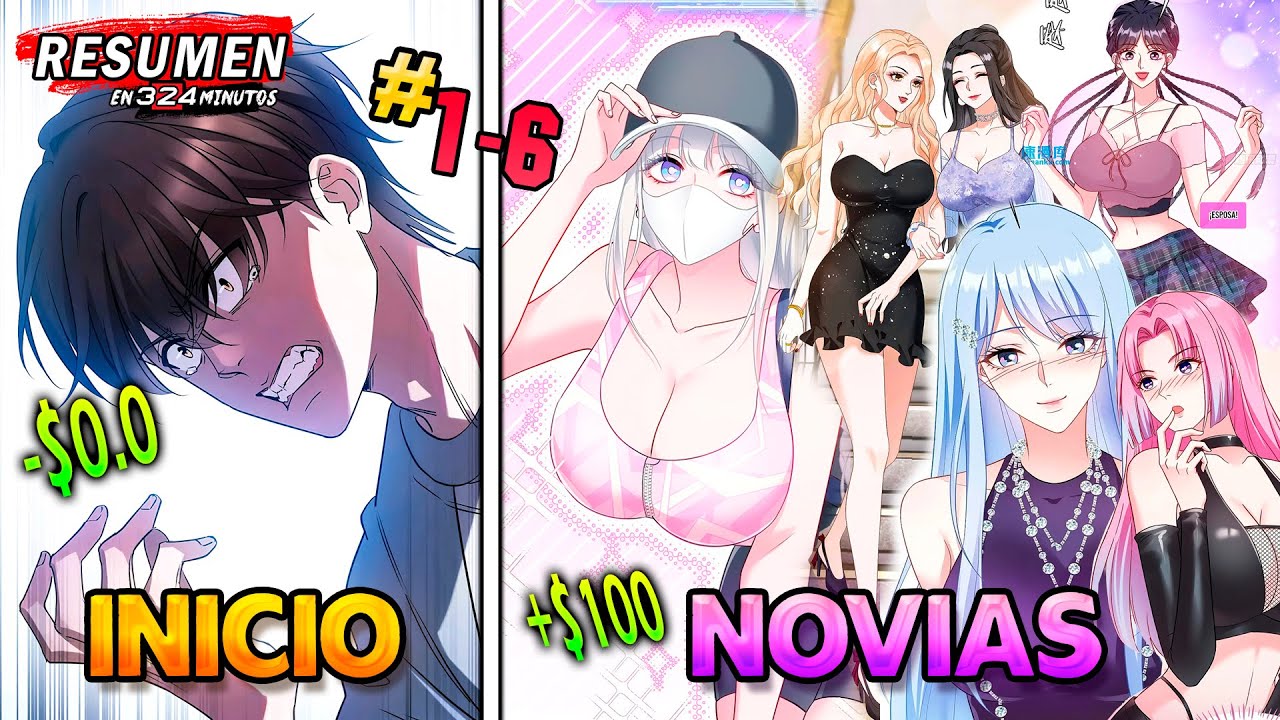💥[1-6] SU EXNOVIA LO CAMBIO POR SER POBRE PERO SE HACE MILLONARIO CADA VEZ QUE CONQUISTA WAIFUS 🤑💲