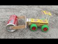 How To Make Matchbox Road Roller Leveling Machine Diy Mini Road Roller Mini Rolar