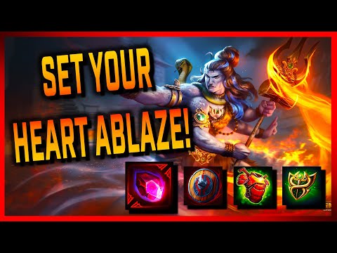 EXPERIMENTING WITH REDSTONE BUILDS, CAN THEY BE GOOD? - Smite Shiva Solo (S9 GM Ranked)