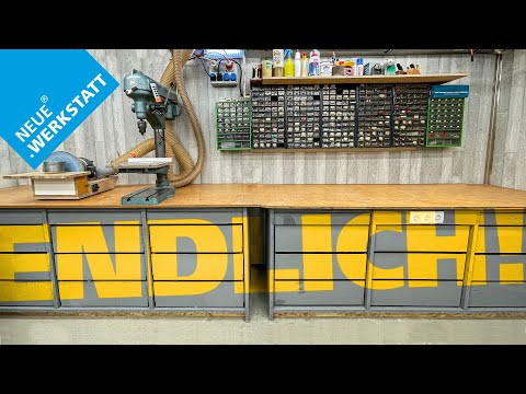 NEUE WERKSTATT (!) - Das war ÜBERFÄLLIG! Holzwerkstatt einrichten + Wände verkleiden