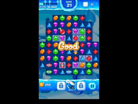 Jewel Pop Mania:Match 3 Puzzle Level 9 ( Jewel Ice Episode ) - Walkthrough ( No Booster )