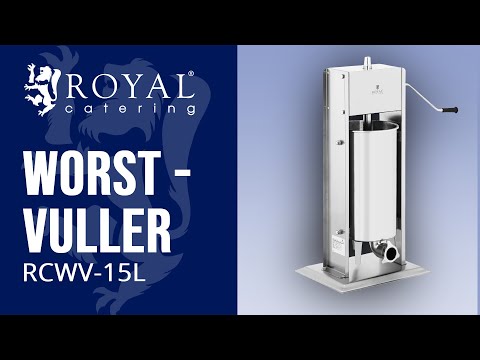 Video - Worstvuller - verticaal - 15 L