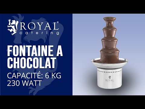 Vidéo - Fontaine a chocolat - 4 étages - 6 kg