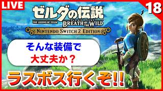 【ブレワイ 実況】強くなりすぎる前に1回ラスボス行ってみるわ！いざハイラル城へ【ゼルダの伝説 ブレス オブ ザ ワイルド】#18