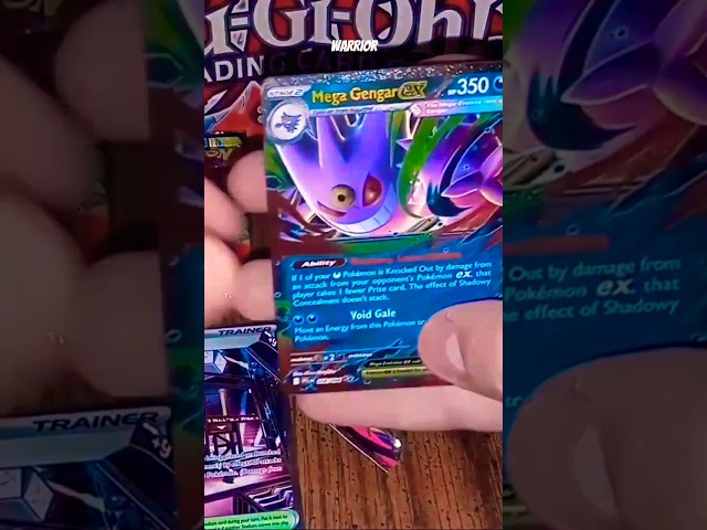 Vídeo relacionado con Pokemon - Mega Gengar ex - 056/094 - ME02: Phantasmal Flames (PFL) - Doble RARA - Tarjeta Individual
