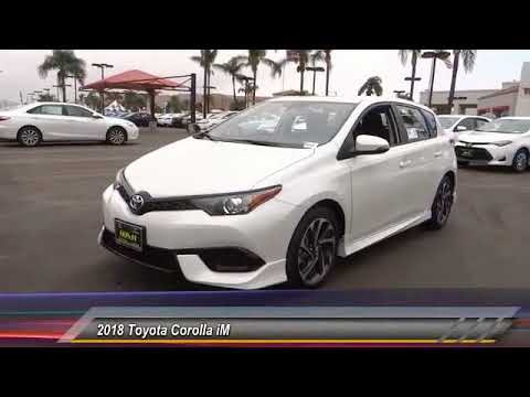 2018 Toyota Corolla iM HEMET BEAUMONT MENIFEE PERRIS LAKE ELSINORE MURRIETA T180221