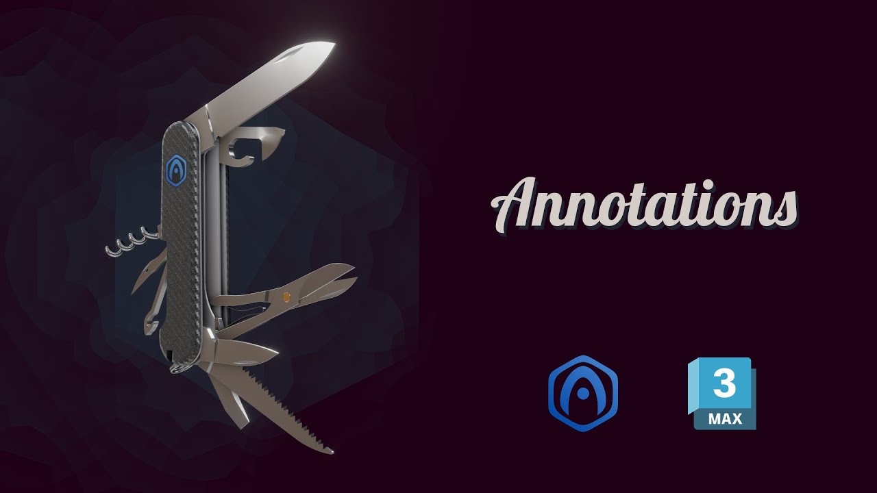 Verge3D for 3ds Max Basics - 08 - Annotations