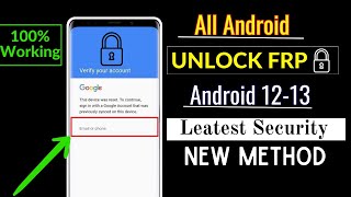 How To Bypass Frp Lock On Any Android Phone 2024|No Need Pc