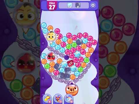 Angry Birds Dream Blast Level 195 no booster [Gameplay] optimized for smartphones [Rovio]