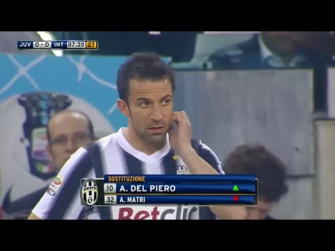 Il giorno in cui a Del Piero sono bastati 40' per cambiare la partita