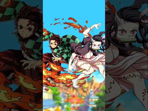 Tanjiro vs Nezuko | Brother vs Demon Sister?! #tanjiro #nezuko #demonslayer #kny