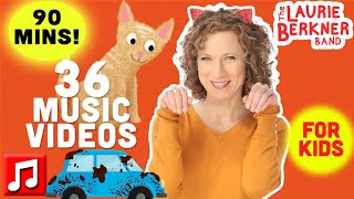 “The Cat Came Back” Plus Lots More Laurie Berkner Music Videos For Kids | Songs For Preschoolers