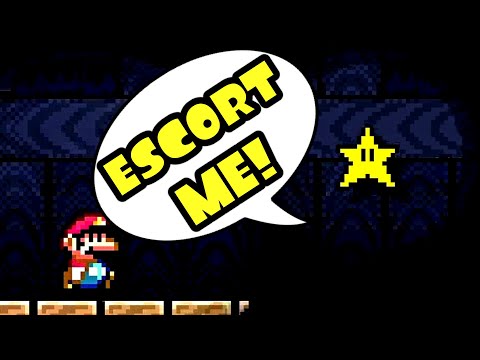 Super Mario Maker 2 🔧 Escort the Star to the claw 🔧 Floss