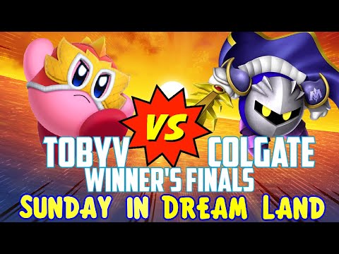 TobyV (Meta Knight/Wrestler) vs Colgate (MK/Magolor) - Kirby Fighters 2 - Sunday in Dream Land #4