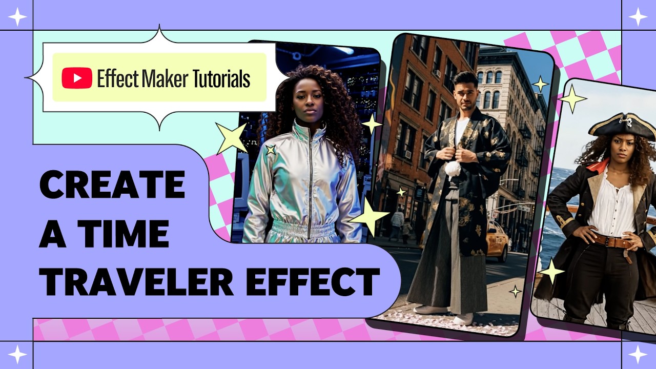 How to Create a Time Traveler Effect in Effect Maker with @varunraikar