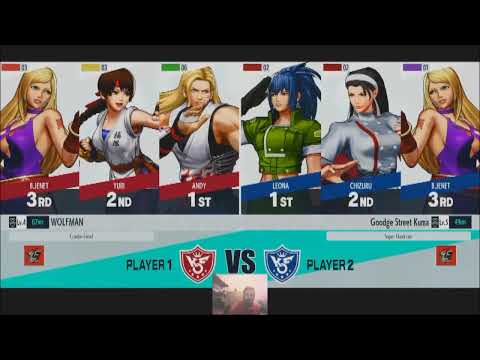 Wolfman vs  KuriNyanko Winner Finals   SNK REGIONAL BOUTS  Europe