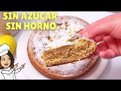 BIZCOCHO de LIMON SIN AZUCAR en SARTEN y en 10 MINUTOS