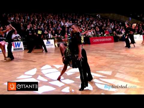Stanislav Nikolaev - Elena Ziuziukina, GOC Stuttgart 2014, WDSF GS latin, 5. round - chachacha
