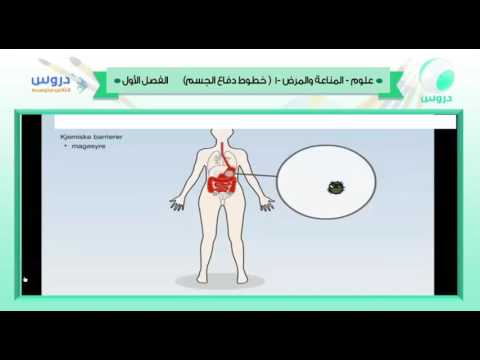 الثاني المتوسط | الفصل الدراسي الأول 1438 | علوم | المناعة والمرض 1