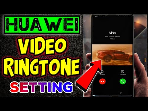 How To Set Video Ringtone for Incoming Calls On Huawei Mobile Phones | Huawei Video Ringtone Setting