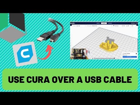 How to 3D Print with Cura over USB! - Beginner's Guide
