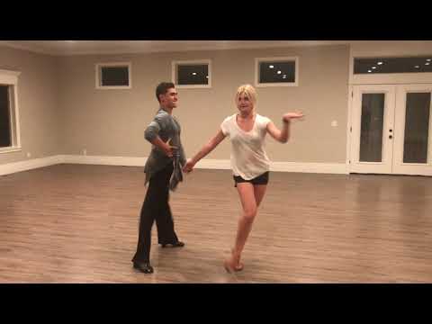 Ezra Sosa and Brynley Arnold Practice with Shala Hanks IMG 4935