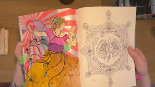 More completed colouring pages from Denise Klette and Hanna Karlson