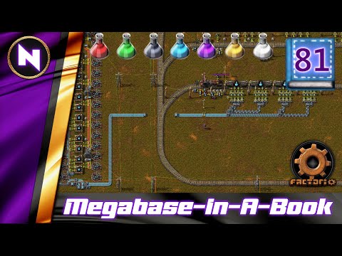 10K Red/Green Science/min & 8K Blue Science/min | #81 | Factorio Megabase-In-A-Book Lets Play