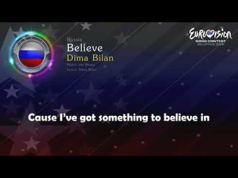(WINNER..Russia..Eurovision 2008) "Believe" by: Dima Bilan |With Lyrics|