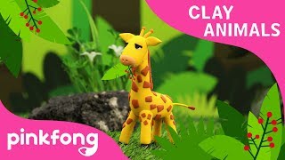 How to make Giraffe with Clay | Clay Animals | Che Che Koolay | Animal Songs | Pinkfong Clay Time