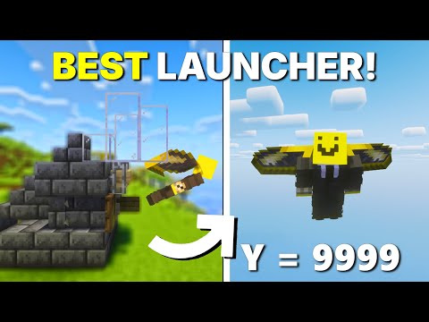 The BEST ELYTRA Launcher in Minecraft! - 1.21+