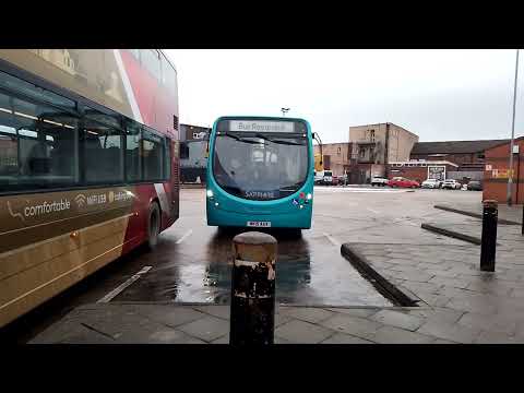 Poppy Bus! Arriva North East Wright Streetle DF 1597 NK15 AAX