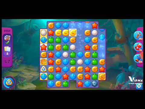 Fishdom. 9353 super hard level no boosters and diamonds. 13 moves