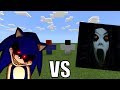 SLENDRINA Vs SONIC EXE In Minecraft PE