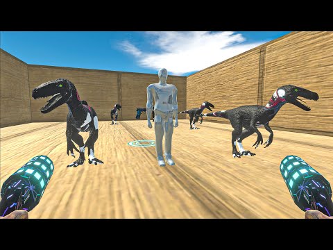 [EPIC] AVATAR AND BLACK RAPTOR PACK TRAP ZONE FPS-Animal Revolt Battle Simulator