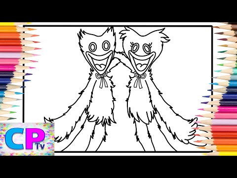 Huggy Wuggy and Kissy Missy IPad Pro Coloring Pages//RUD - Future [COPYRIGHT FREE]Nomia Tunes
