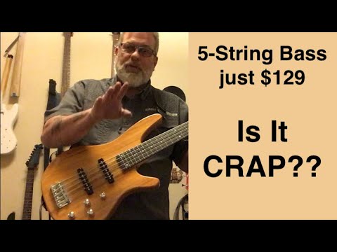 $129 Glarry 5 String Bass