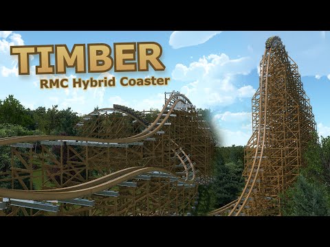 TIMBER | RMC Hybrid Roller Coaster | No Limits 2 Pro