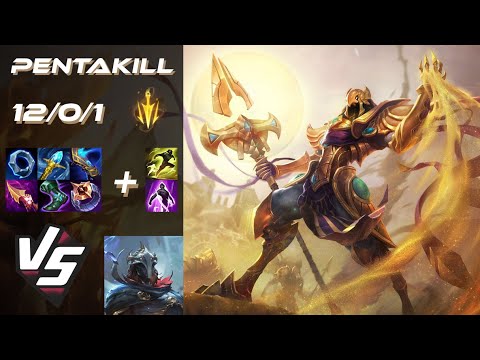 MID Azir vs Viktor [PENTAKILL] - NA Challenger Patch 25.22