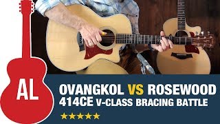 Video thumbnail for Taylor 414ce Ovangkol vs Rosewood - V-Class Bracing Comparison! by Acoustic Letter