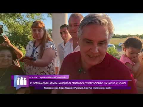 La Para / El Gobernador Llaryora dejó inaugurado el Centro de Interpretación del Paisaje