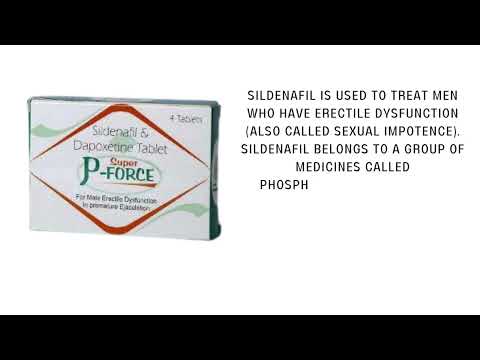 Dapoxetine & Sildenafil Tablets