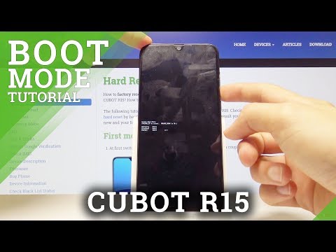 Boot Mode in CUBOT R15 - How to Enter & Use Boot Menu